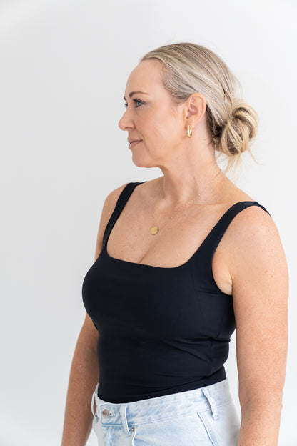 EMILY BUILT IN BRA TOP