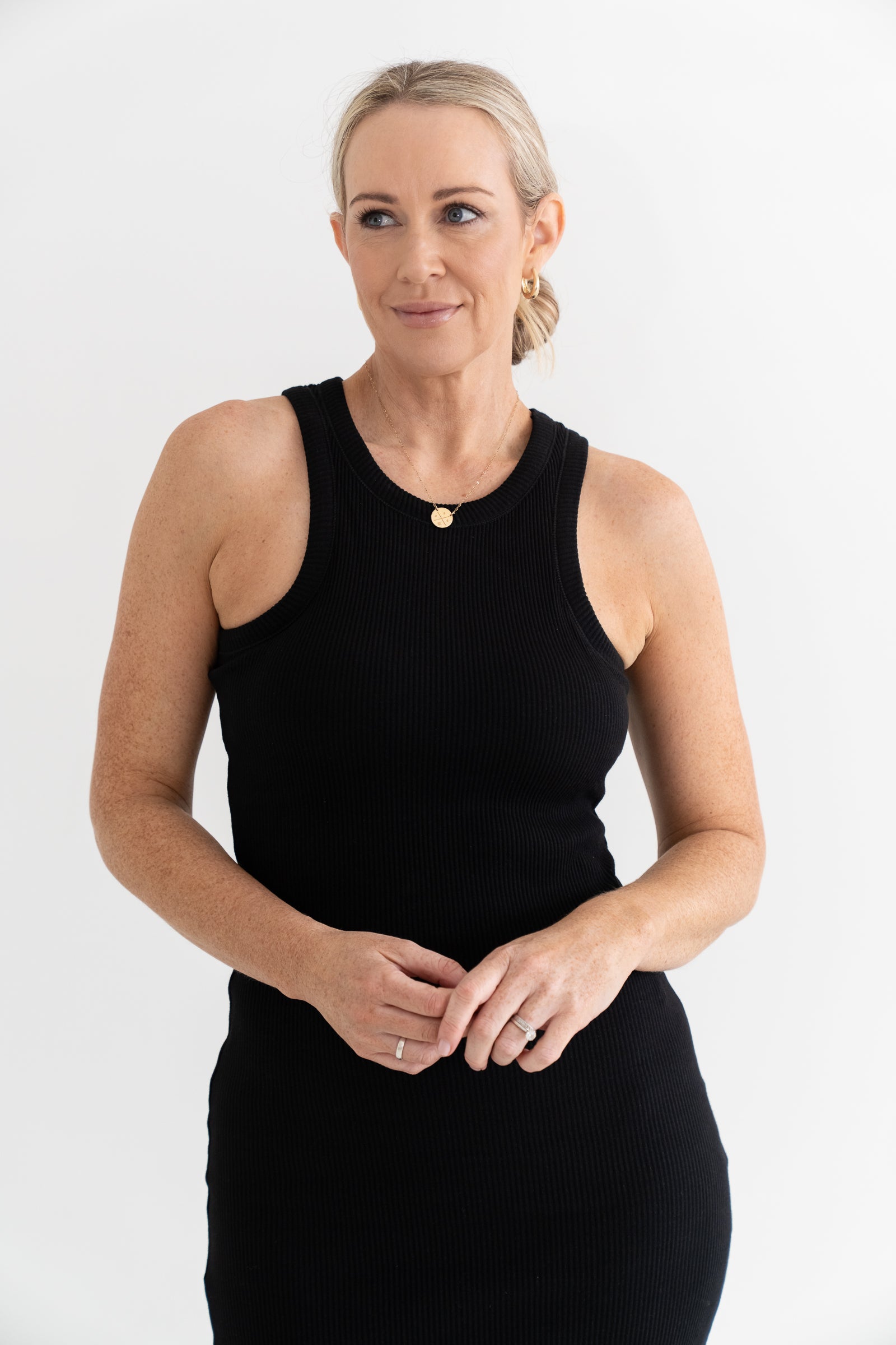 ISABELLA BUILT IN BRA MIDI DRESS