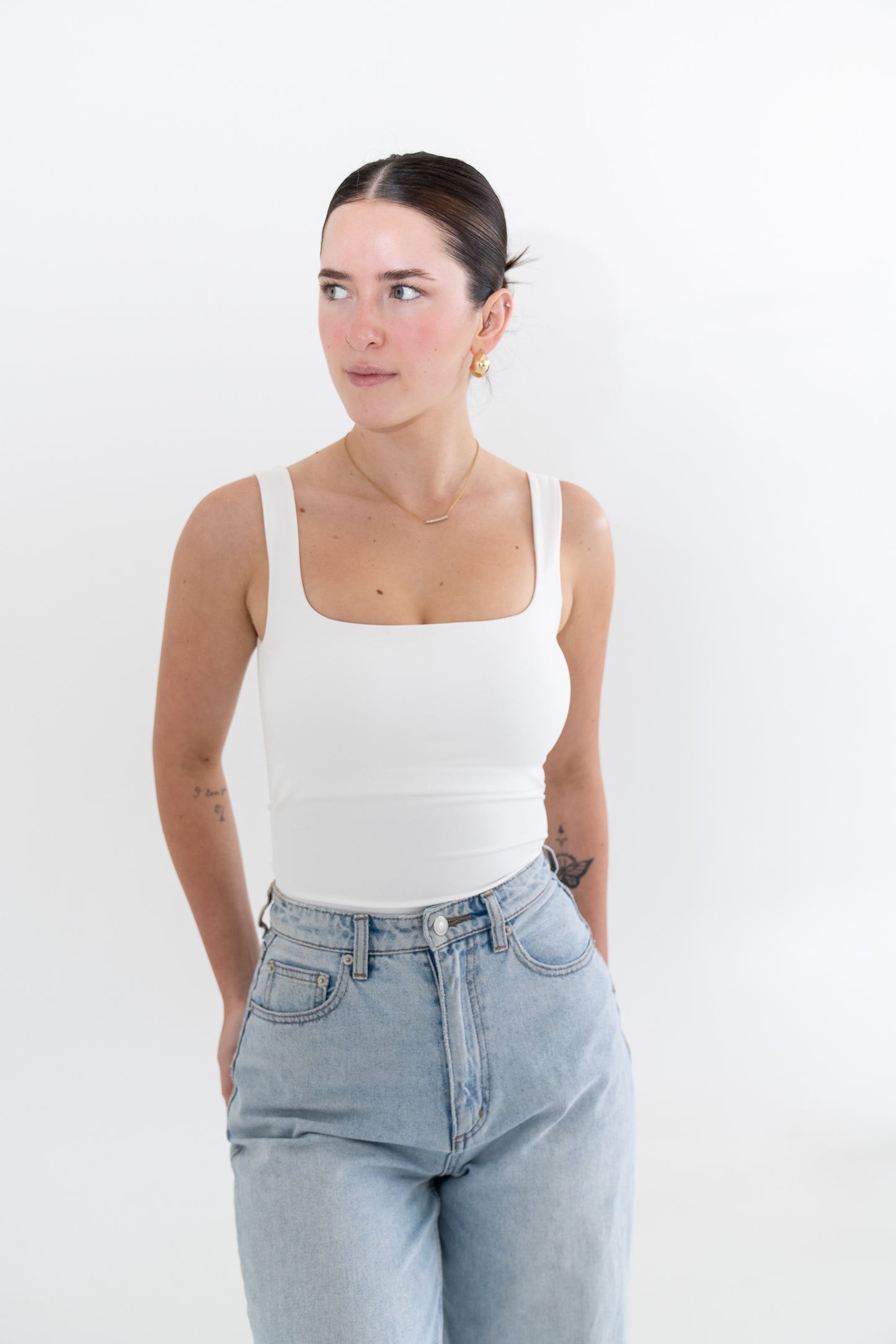 EMILY BUILT IN BRA TOP