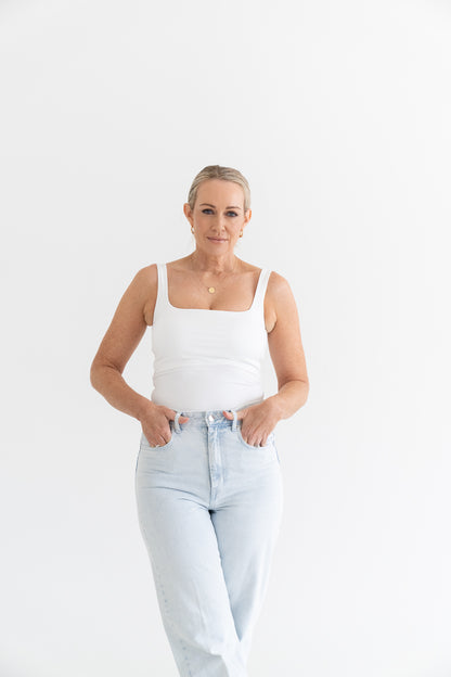 EMILY BUILT IN BRA TOP