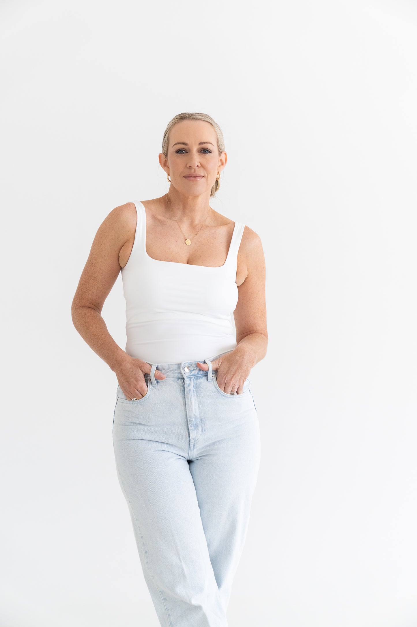 EMILY BUILT IN BRA TOP